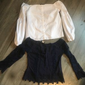 NWT off the shoulder shifts